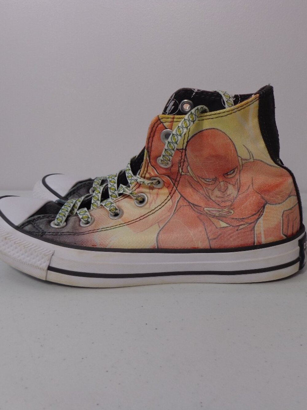 Converse All Star DC Comics Rebirth The Flash High Top Sneakers Size Men 5 Wo 7